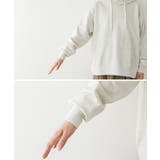 ハイネックリブ裏毛パーカー | atONE | 詳細画像18