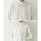 ハイネックリブ裏毛パーカー | atONE | 詳細画像20