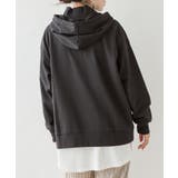 ハイネックリブ裏毛パーカー | atONE | 詳細画像8