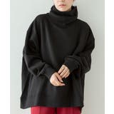 裏起毛リブタートルネックプルオーバー | atONE | 詳細画像7