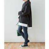 裏起毛レイヤード風ハイネックトレーナー | atONE | 詳細画像13 