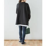 裏起毛レイヤード風ハイネックトレーナー | atONE | 詳細画像14 