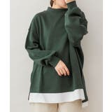 裏起毛レイヤード風ハイネックトレーナー | atONE | 詳細画像17 