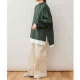 裏起毛レイヤード風ハイネックトレーナー | atONE | 詳細画像20 