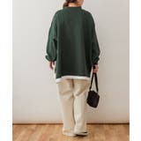 裏起毛レイヤード風ハイネックトレーナー | atONE | 詳細画像21 