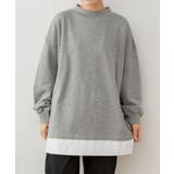 裏起毛レイヤード風ハイネックトレーナー | atONE | 詳細画像22 