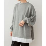 裏起毛レイヤード風ハイネックトレーナー | atONE | 詳細画像23 