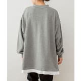 裏起毛レイヤード風ハイネックトレーナー | atONE | 詳細画像25 