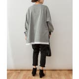 裏起毛レイヤード風ハイネックトレーナー | atONE | 詳細画像28 