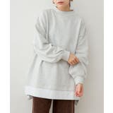 裏起毛レイヤード風ハイネックトレーナー | atONE | 詳細画像29 