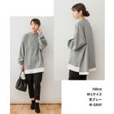 裏起毛レイヤード風ハイネックトレーナー | atONE | 詳細画像3 