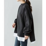 裏起毛レイヤード風ハイネックトレーナー | atONE | 詳細画像10 