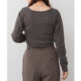 前後2wayフロントクロスカットソー | atONE | 詳細画像67 