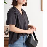 ブラウス風タックスキッパー半袖Tシャツ | atONE | 詳細画像14