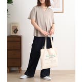 ブラウス風タックスキッパー半袖Tシャツ | atONE | 詳細画像20