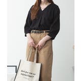 ブラウス風タックスキッパー 七分丈Tシャツ | atONE | 詳細画像32