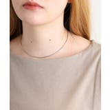 肩タックノースリーブボートネックTシャツ | atONE | 詳細画像19