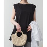 肩タックノースリーブボートネックTシャツ | atONE | 詳細画像23 