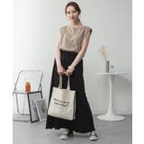 肩タックノースリーブボートネックTシャツ | atONE | 詳細画像29 