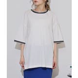 配色袖リブライン入りTシャツ | atONE | 詳細画像9