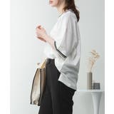 配色袖リブライン入りTシャツ | atONE | 詳細画像28 