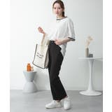 配色袖リブライン入りTシャツ | atONE | 詳細画像32 