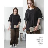 配色袖リブライン入りTシャツ | atONE | 詳細画像36 