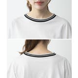 配色袖リブライン入りTシャツ | atONE | 詳細画像40 