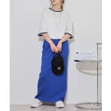 配色袖リブライン入りTシャツ | atONE | 詳細画像4