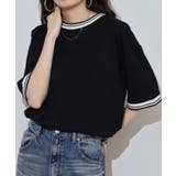 配色袖リブライン入りTシャツ | atONE | 詳細画像6