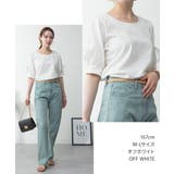 リボン付き袖ブラウス風カットソー | atONE | 詳細画像27 