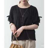 リボン付き袖ブラウス風カットソー | atONE | 詳細画像33 