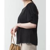 リボン付き袖ブラウス風カットソー | atONE | 詳細画像34 