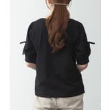 リボン付き袖ブラウス風カットソー | atONE | 詳細画像35 