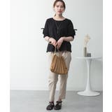 リボン付き袖ブラウス風カットソー | atONE | 詳細画像38 