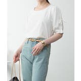 リボン付き袖ブラウス風カットソー | atONE | 詳細画像42 