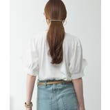 リボン付き袖ブラウス風カットソー | atONE | 詳細画像45 