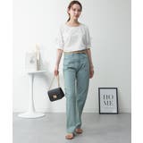 リボン付き袖ブラウス風カットソー | atONE | 詳細画像46 