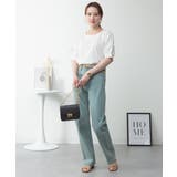 リボン付き袖ブラウス風カットソー | atONE | 詳細画像47 