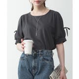 リボン付き袖ブラウス風カットソー | atONE | 詳細画像52 