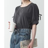 リボン付き袖ブラウス風カットソー | atONE | 詳細画像53 