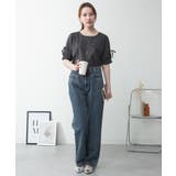 リボン付き袖ブラウス風カットソー | atONE | 詳細画像57 