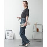 リボン付き袖ブラウス風カットソー | atONE | 詳細画像58 