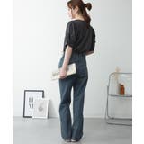 リボン付き袖ブラウス風カットソー | atONE | 詳細画像59 