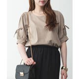 リボン付き袖ブラウス風カットソー | atONE | 詳細画像60 