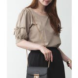 リボン付き袖ブラウス風カットソー | atONE | 詳細画像61 