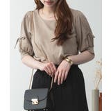 リボン付き袖ブラウス風カットソー | atONE | 詳細画像62 