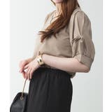 リボン付き袖ブラウス風カットソー | atONE | 詳細画像63 