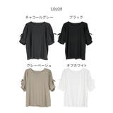 リボン付き袖ブラウス風カットソー | atONE | 詳細画像70 