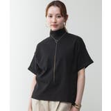 ハイネック半袖カットソー | atONE | 詳細画像32 